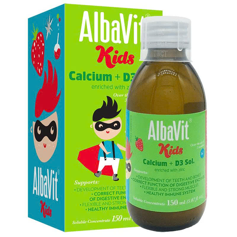Albavit Kids Calcium + D3 Sol.